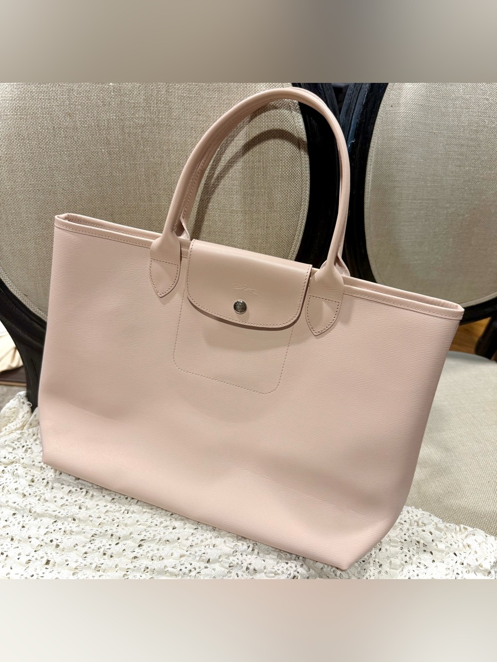 Longchamp Le Pliage City Tote Bag (Blush Pink)